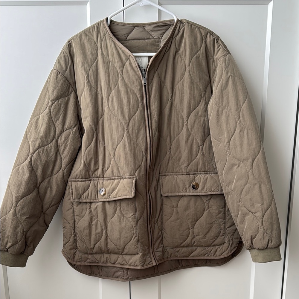 Quilted Oversized Jacket